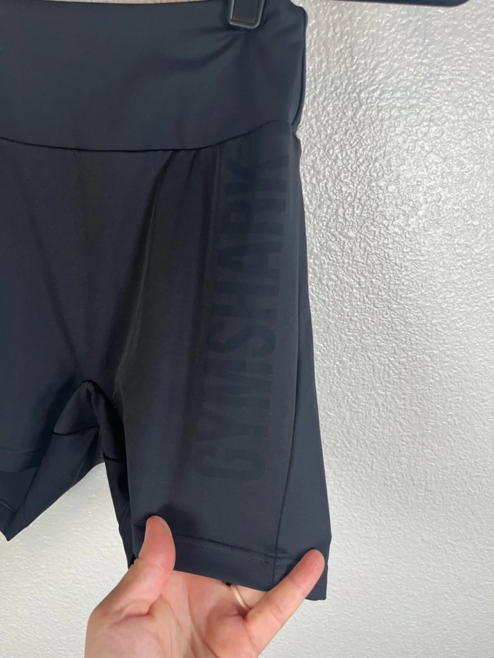 Gymshark Black High-Rise Scrunch Butt Bike Shorts Small - Picture 4 of 7